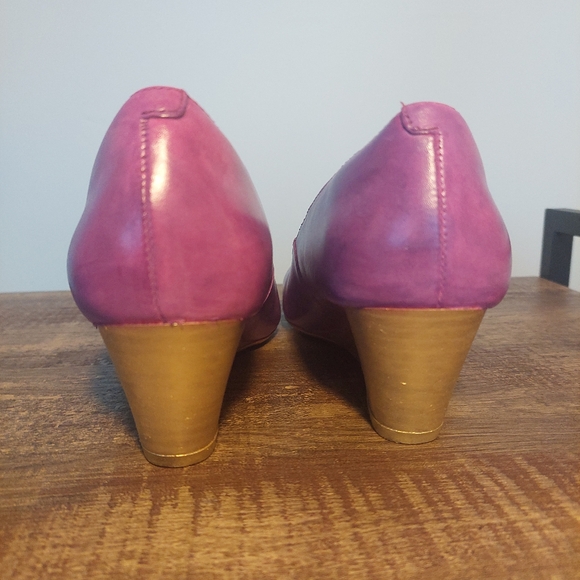Hand dyed/painted wedges - Picture 6 of 11